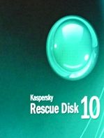 Vírusírtás Kaspersky Rescue Disk-el.